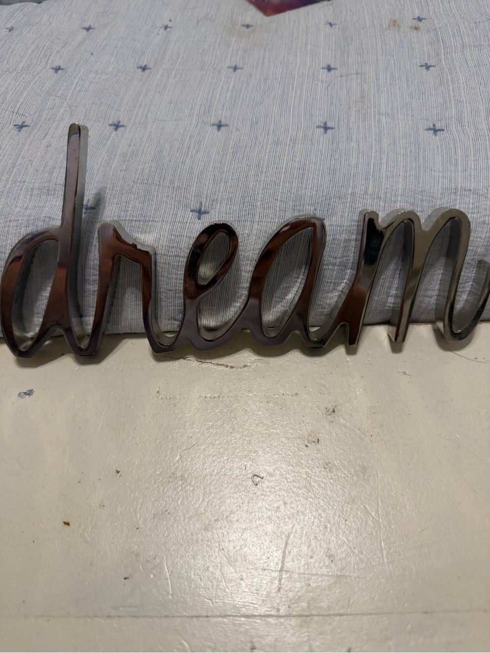 Hobby Lobby 'dream' Script Wall Sign in Dark Brown